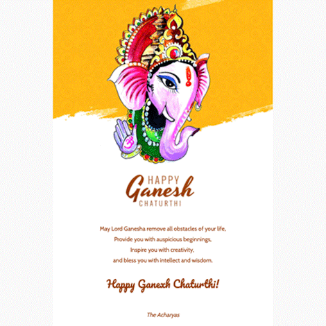 Ganesh Chaturthi eCard 1